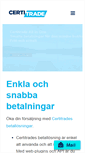 Mobile Screenshot of certitrade.se